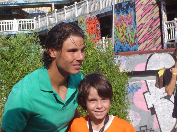 Avec Nadal à la piscine Solidor avec Nike